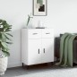 vidaXL Sideboard Weiß 69,5x34x90 cm Holzwerkstoff vidaXL Sideboard Weiß 69,5x34x90 cm Holzwerkstoff