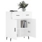 vidaXL Sideboard Weiß 69,5x34x90 cm Holzwerkstoff vidaXL Sideboard Weiß 69,5x34x90 cm Holzwerkstoff
