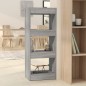 vidaXL Bücherregal/Raumteiler Grau Sonoma 40x30x103 cm Holzwerkstoff vidaXL Bücherregal/Raumteiler Grau Sonoma 40x30x103 cm Holzwerkstoff