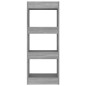 vidaXL Bücherregal/Raumteiler Grau Sonoma 40x30x103 cm Holzwerkstoff vidaXL Bücherregal/Raumteiler Grau Sonoma 40x30x103 cm Holzwerkstoff