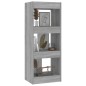 vidaXL Bücherregal/Raumteiler Grau Sonoma 40x30x103 cm Holzwerkstoff vidaXL Bücherregal/Raumteiler Grau Sonoma 40x30x103 cm Holzwerkstoff