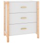 vidaXL Sideboard Weiß 62x38x70 cm Holzwerkstoff vidaXL Sideboard Weiß 62x38x70 cm Holzwerkstoff