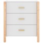 vidaXL Sideboard Weiß 62x38x70 cm Holzwerkstoff vidaXL Sideboard Weiß 62x38x70 cm Holzwerkstoff