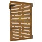 vidaXL Gartentor 85x150 cm Cortenstahl Quadratisches Design vidaXL Gartentor 85x150 cm Cortenstahl Quadratisches Design