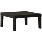 vidaXL Lounge-Gartentisch Kunststoff Grau vidaXL Lounge-Gartentisch Kunststoff Grau