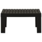 vidaXL Lounge-Gartentisch Kunststoff Grau vidaXL Lounge-Gartentisch Kunststoff Grau
