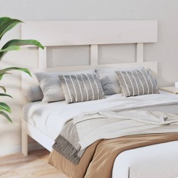 vidaXL Kopfteil Weiß 144x3x81 cm Massivholz Kiefer