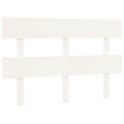 vidaXL Kopfteil Weiß 144x3x81 cm Massivholz Kiefer