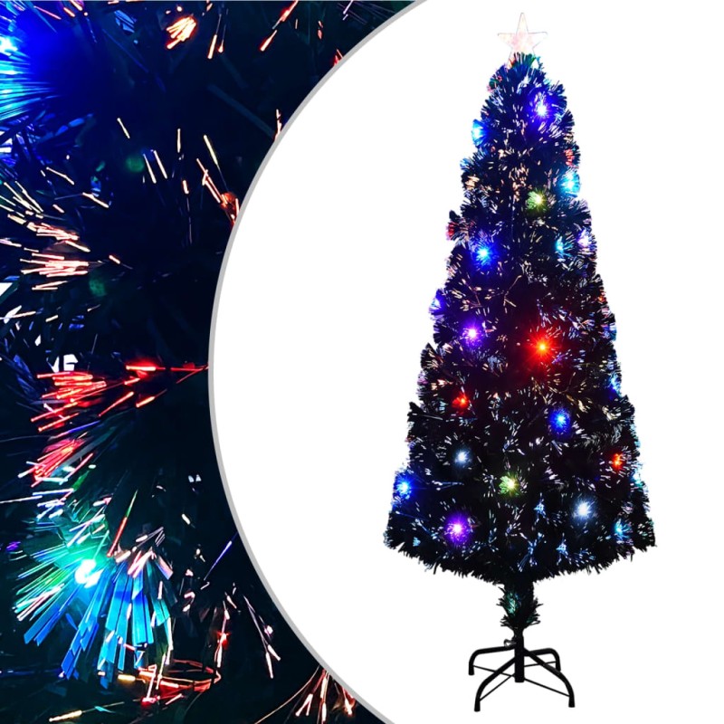 vidaXL Künstlicher Weihnachtsbaum mit Ständer/LED 240 cm Fiberoptik vidaXL Künstlicher Weihnachtsbaum mit Ständer/LED 240 cm Fiberoptik