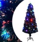 vidaXL Künstlicher Weihnachtsbaum mit Ständer/LED 240 cm Fiberoptik vidaXL Künstlicher Weihnachtsbaum mit Ständer/LED 240 cm Fiberoptik