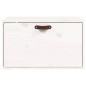 vidaXL Wandschrank Weiß 60x30x35 cm Massivholz Kiefer vidaXL Wandschrank Weiß 60x30x35 cm Massivholz Kiefer