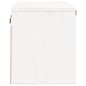 vidaXL Wandschrank Weiß 60x30x35 cm Massivholz Kiefer vidaXL Wandschrank Weiß 60x30x35 cm Massivholz Kiefer