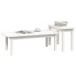 vidaXL 2-tlg. Couchtisch-Set Weiß Massivholz Kiefer vidaXL 2-tlg. Couchtisch-Set Weiß Massivholz Kiefer