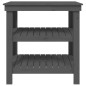 vidaXL Werkbank Grau 78,5x50x80 cm Massivholz Kiefer vidaXL Werkbank Grau 78,5x50x80 cm Massivholz Kiefer