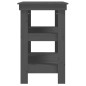 vidaXL Werkbank Grau 78,5x50x80 cm Massivholz Kiefer vidaXL Werkbank Grau 78,5x50x80 cm Massivholz Kiefer