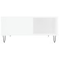 vidaXL Couchtisch Weiß 80x80x36,5 cm Holzwerkstoff vidaXL Couchtisch Weiß 80x80x36,5 cm Holzwerkstoff