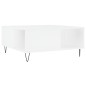 vidaXL Couchtisch Weiß 80x80x36,5 cm Holzwerkstoff vidaXL Couchtisch Weiß 80x80x36,5 cm Holzwerkstoff