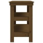 vidaXL Werkbank Honigbraun 110,5x50x80 cm Massivholz Kiefer vidaXL Werkbank Honigbraun 110,5x50x80 cm Massivholz Kiefer