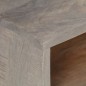 vidaXL TV-Schrank Grau 130x35x51 cm Raues Mango-Massivholz vidaXL TV-Schrank Grau 130x35x51 cm Raues Mango-Massivholz