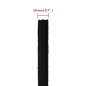 vidaXL Arbeitsseil Schwarz 18 mm 25 m Polyester vidaXL Arbeitsseil Schwarz 18 mm 25 m Polyester