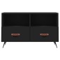 vidaXL TV-Schrank Schwarz 80x36x50 cm Holzwerkstoff vidaXL TV-Schrank Schwarz 80x36x50 cm Holzwerkstoff