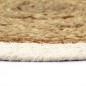 vidaXL Tischsets 4 Stk. Uni Natur 38 cm Rund Jute und Baumwolle vidaXL Tischsets 4 Stk. Uni Natur 38 cm Rund Jute und Baumwolle