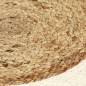 vidaXL Tischsets 4 Stk. Uni Natur 38 cm Rund Jute und Baumwolle vidaXL Tischsets 4 Stk. Uni Natur 38 cm Rund Jute und Baumwolle