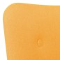Sessel mit Fußhocker Gelb Stoff Sessel mit Fußhocker Gelb Stoff