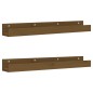 vidaXL Wandregale 2 Stk. Honigbraun 80x12x9 cm Massivholz Kiefer vidaXL Wandregale 2 Stk. Honigbraun 80x12x9 cm Massivholz Kiefer