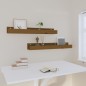vidaXL Wandregale 2 Stk. Honigbraun 80x12x9 cm Massivholz Kiefer vidaXL Wandregale 2 Stk. Honigbraun 80x12x9 cm Massivholz Kiefer
