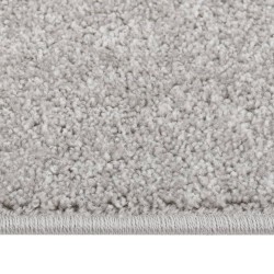 vidaXL Teppich Kurzflor 200x290 cm Hellgrau
