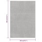 vidaXL Teppich Kurzflor 200x290 cm Hellgrau vidaXL Teppich Kurzflor 200x290 cm Hellgrau