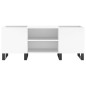 vidaXL Plattenschrank Weiß 121x38x48 cm Holzwerkstoff vidaXL Plattenschrank Weiß 121x38x48 cm Holzwerkstoff