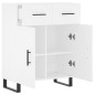 vidaXL Sideboard Weiß 69,5x34x90 cm Holzwerkstoff vidaXL Sideboard Weiß 69,5x34x90 cm Holzwerkstoff