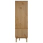 vidaXL Kleiderschrank OTTA Braun&Grau 76,5x53x172 cm Massivholz Kiefer vidaXL Kleiderschrank OTTA Braun&Grau 76,5x53x172 cm Massivholz Kiefer