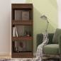 vidaXL Bücherregal/Raumteiler Braun Eiche 40x30x103cm Holzwerkstoff