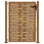 vidaXL Gartentor 105x155 cm Cortenstahl Quadratisches Design