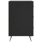 vidaXL Nachttisch Schwarz 40x40x66 cm Holzwerkstoff vidaXL Nachttisch Schwarz 40x40x66 cm Holzwerkstoff
