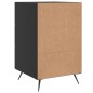 vidaXL Nachttisch Schwarz 40x40x66 cm Holzwerkstoff vidaXL Nachttisch Schwarz 40x40x66 cm Holzwerkstoff