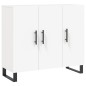 vidaXL Sideboard Weiß 90x34x80 cm Holzwerkstoff vidaXL Sideboard Weiß 90x34x80 cm Holzwerkstoff
