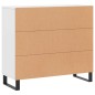 vidaXL Sideboard Weiß 90x34x80 cm Holzwerkstoff vidaXL Sideboard Weiß 90x34x80 cm Holzwerkstoff