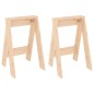 vidaXL Hocker 2 Stk. 40x40x60 cm Massivholz Kiefer vidaXL Hocker 2 Stk. 40x40x60 cm Massivholz Kiefer