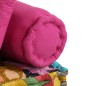 2-Sitzer Modularer Pouf Patchwork Stoff 2-Sitzer Modularer Pouf Patchwork Stoff