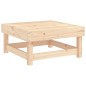 vidaXL Gartenhocker mit Kissen 2 Stk. Massivholz Kiefer vidaXL Gartenhocker mit Kissen 2 Stk. Massivholz Kiefer