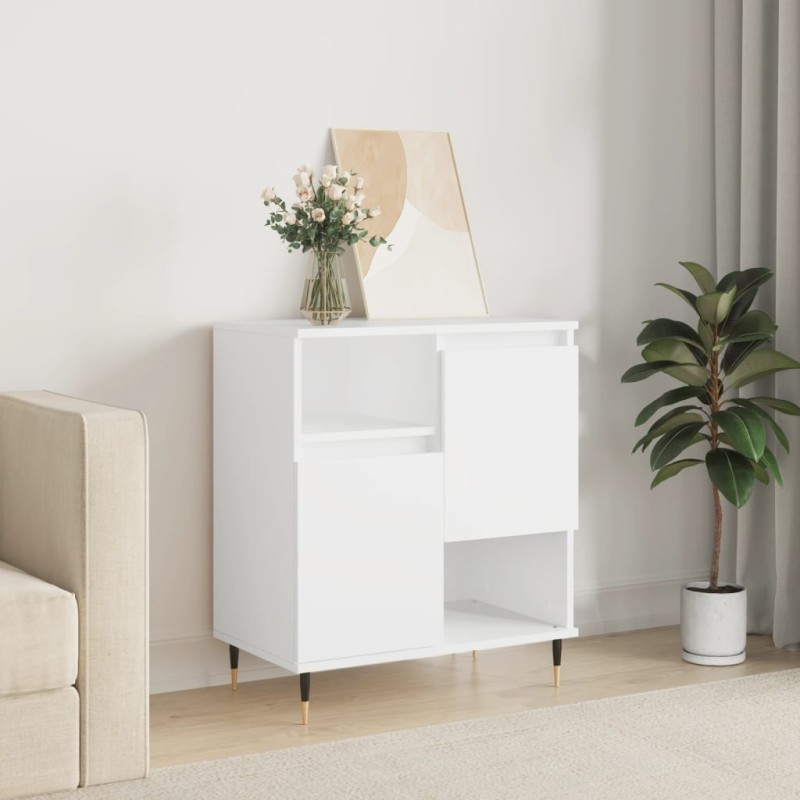 vidaXL Sideboard Weiß 60x35x70 cm Holzwerkstoff vidaXL Sideboard Weiß 60x35x70 cm Holzwerkstoff