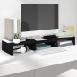 vidaXL Monitorständer Schwarz 60x24x10,5 cm Massivholz Kiefer vidaXL Monitorständer Schwarz 60x24x10,5 cm Massivholz Kiefer