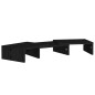 vidaXL Monitorständer Schwarz 60x24x10,5 cm Massivholz Kiefer vidaXL Monitorständer Schwarz 60x24x10,5 cm Massivholz Kiefer