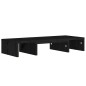 vidaXL Monitorständer Schwarz 60x24x10,5 cm Massivholz Kiefer vidaXL Monitorständer Schwarz 60x24x10,5 cm Massivholz Kiefer