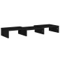 vidaXL Monitorständer Schwarz 60x24x10,5 cm Massivholz Kiefer vidaXL Monitorständer Schwarz 60x24x10,5 cm Massivholz Kiefer