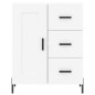 vidaXL Sideboard Weiß 69,5x34x90 cm Holzwerkstoff vidaXL Sideboard Weiß 69,5x34x90 cm Holzwerkstoff